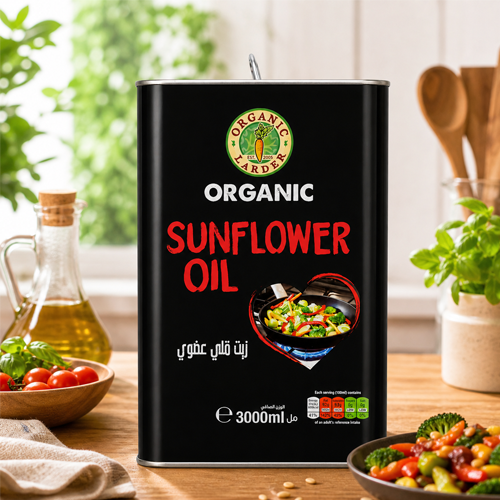 Organic Larder Sunflower Oil 3L