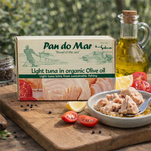 Pan Do Mar Light Tuna in Organic Olive Oil 120g