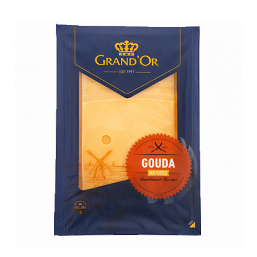 Grand Or Gouda Cheese 48% Slices Matured 160g