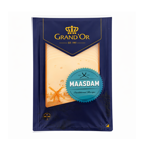 Grand Or Maasdan Cheese 45% 8 slices 160g