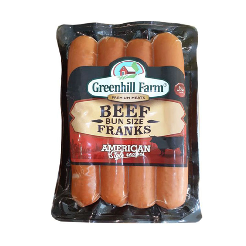 Greenhill Beef Franks 424g