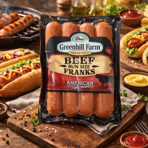 Greenhill Beef Franks 424g