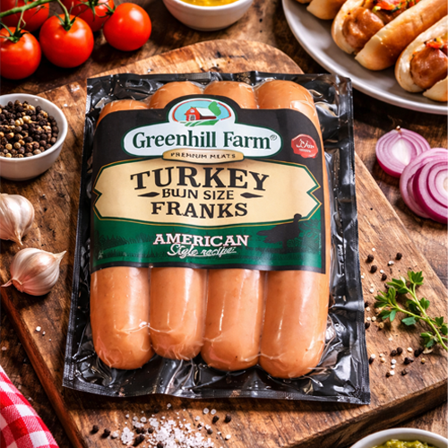 Greenhill Turkey Franks 424g