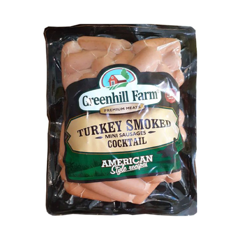 Greenhill Turkey Smoked Cocktail Mini Sausages 400g