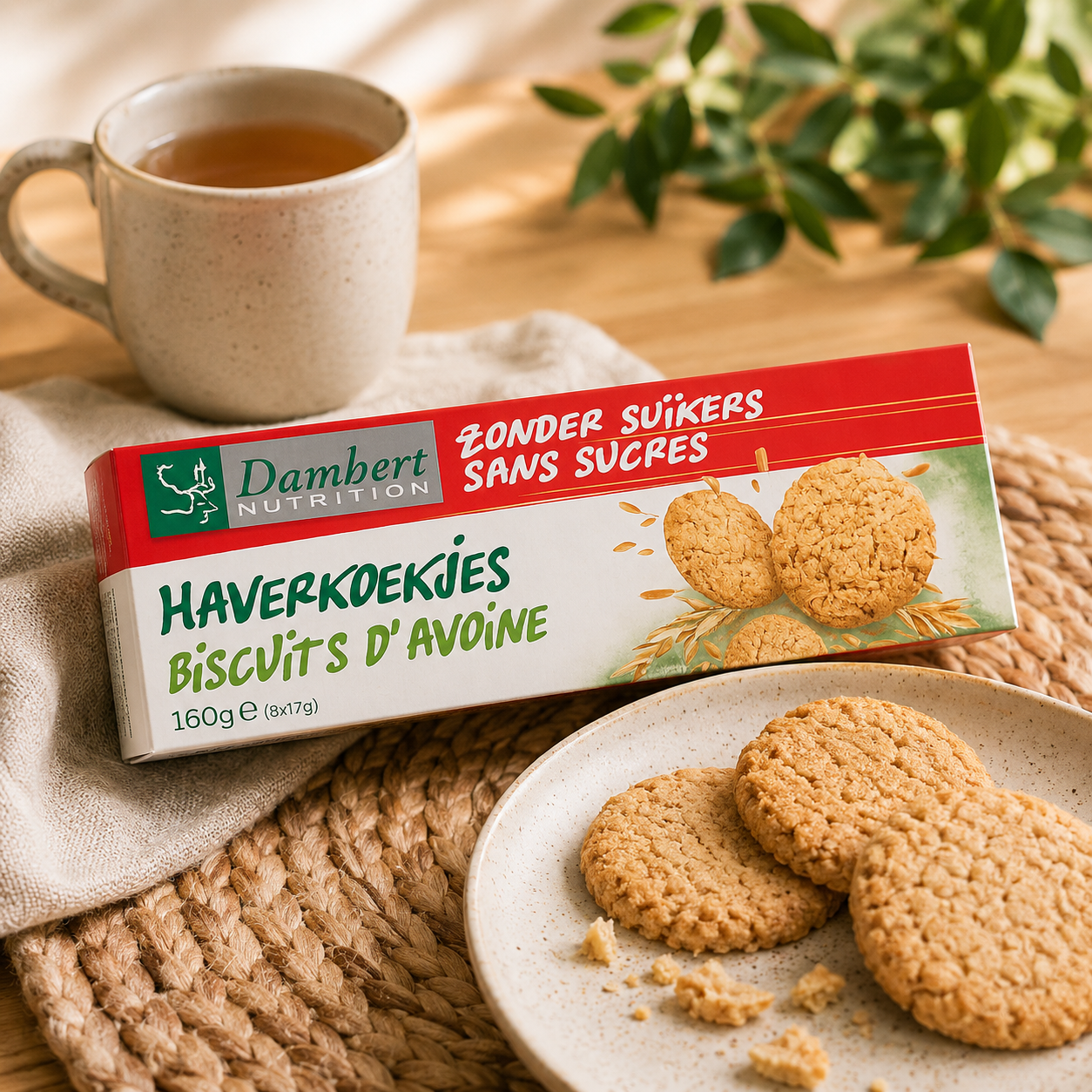 Damhert Oat Cokkies Maltitol 160g